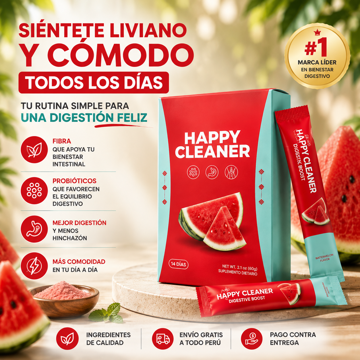 Newellme Happy Cleaner - Limpieza digestiva natural