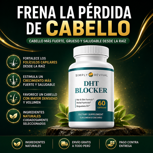 DHT BLOCKER™ + Guía de uso profesional - La solución natural que detiene la caída capilar